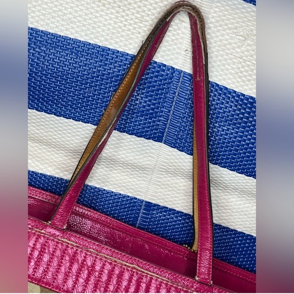 Coach Poppy Signature Monogram Quilted Tote Shopping Bag EST 1941 - Designer Bag - Picture 5 of 16